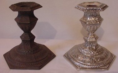 Silver Plated Candlestick