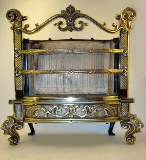 Brass Plated Fireplace