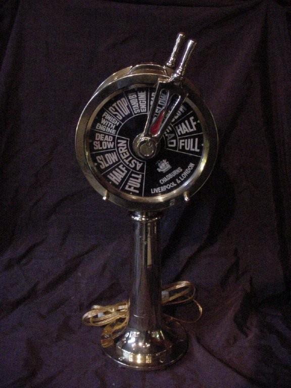 Restored Pilot's Wheel Lamp