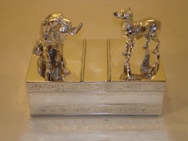 Silver Plated Card Box