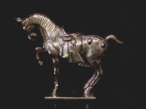 Gold Plated Iron Horse